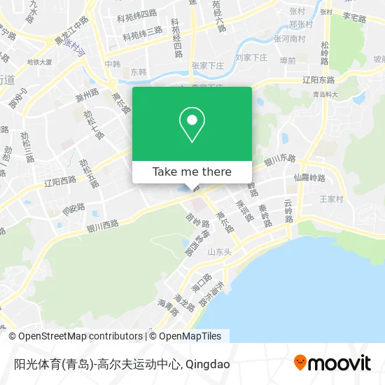 阳光体育(青岛)-高尔夫运动中心 map