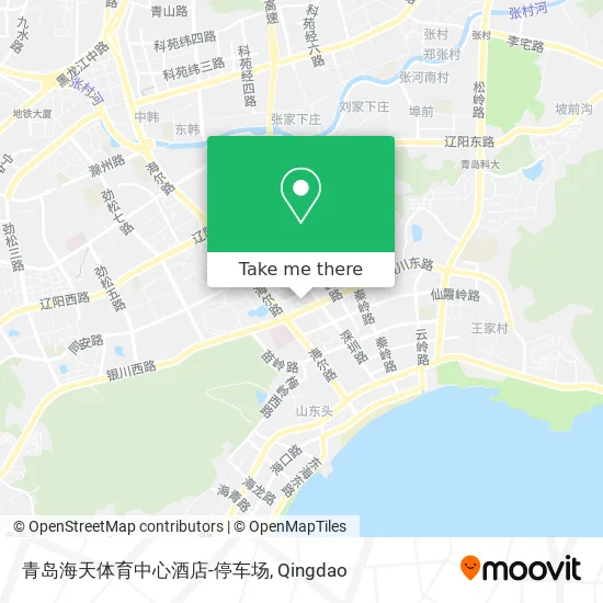 青岛海天体育中心酒店-停车场 map