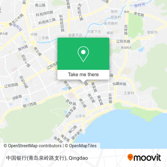 中国银行(青岛泉岭路支行) map