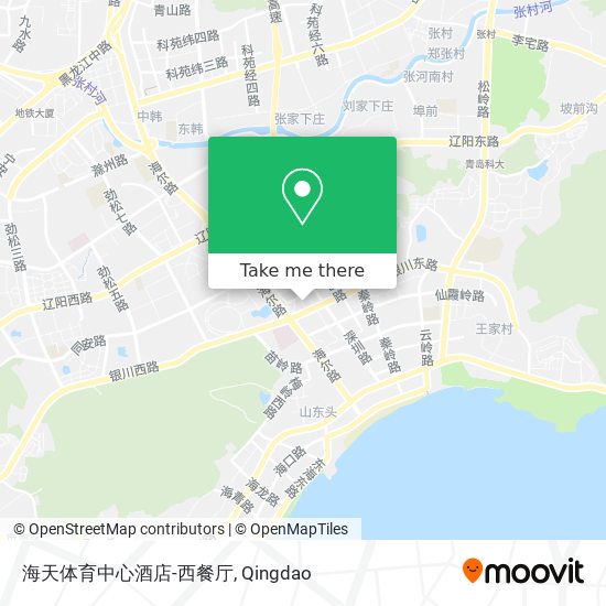 海天体育中心酒店-西餐厅 map