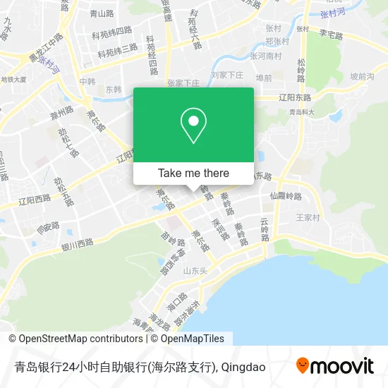 青岛银行24小时自助银行(海尔路支行) map
