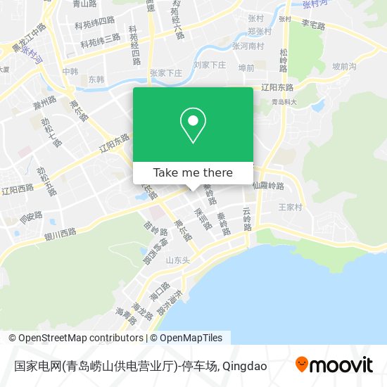 国家电网(青岛崂山供电营业厅)-停车场 map