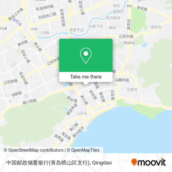 中国邮政储蓄银行(青岛崂山区支行) map