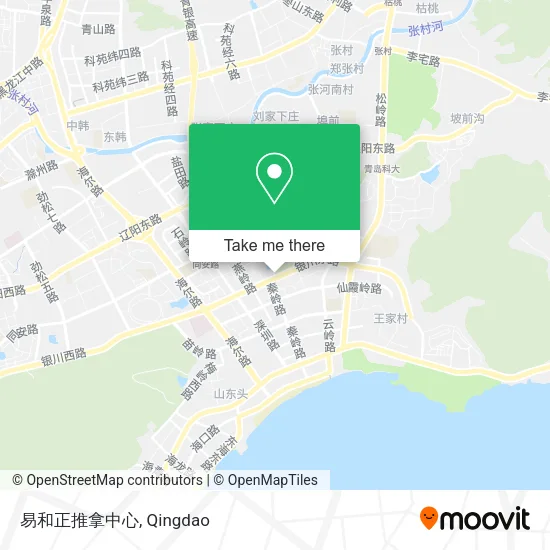 易和正推拿中心 map