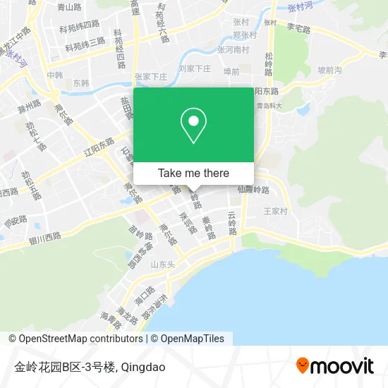 金岭花园B区-3号楼 map