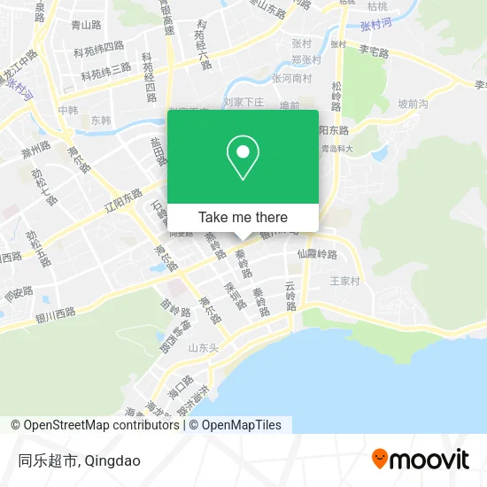 同乐超市 map