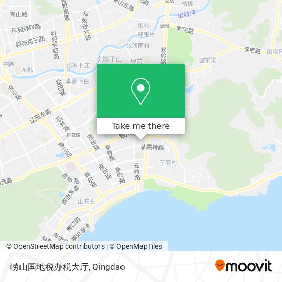 崂山国地税办税大厅 map