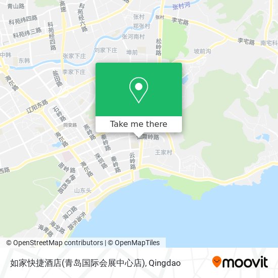 如家快捷酒店(青岛国际会展中心店) map