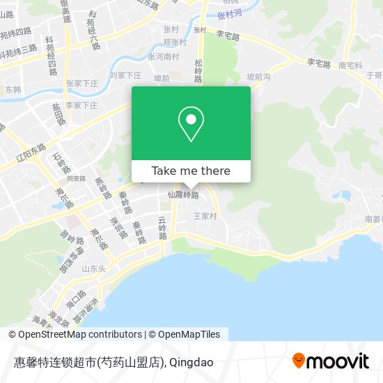 惠馨特连锁超市(芍药山盟店) map