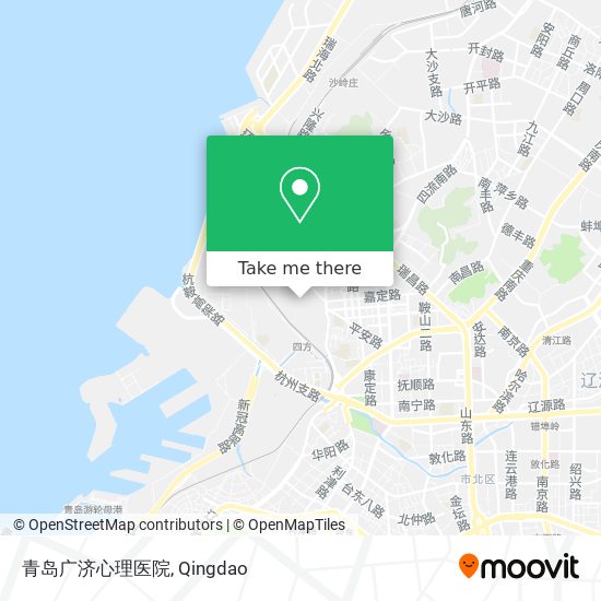 青岛广济心理医院 map