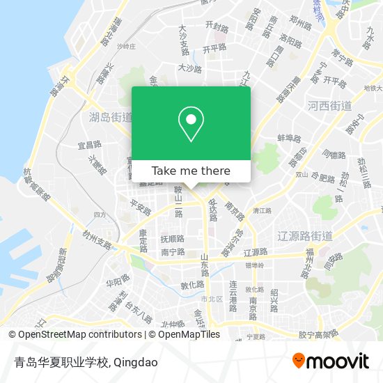 青岛华夏职业学校 map