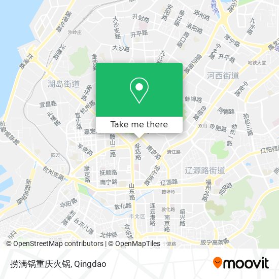 捞满锅重庆火锅 map