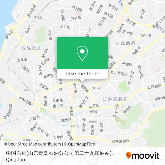 中国石化(山东青岛石油分公司第二十九加油站) map