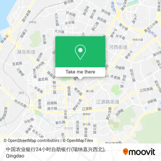 中国农业银行24小时自助银行(瑞纳嘉兴西北) map