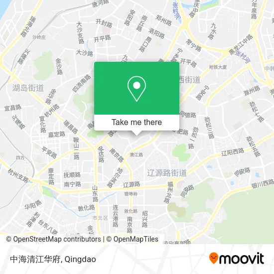 中海清江华府 map