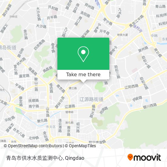 青岛市供水水质监测中心 map