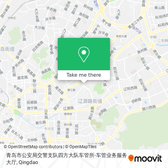 青岛市公安局交警支队四方大队车管所-车管业务服务大厅 map