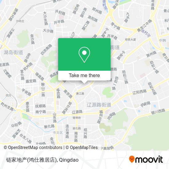 链家地产(鸿仕雅居店) map