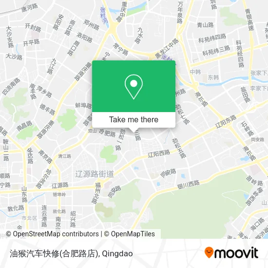 油猴汽车快修(合肥路店) map