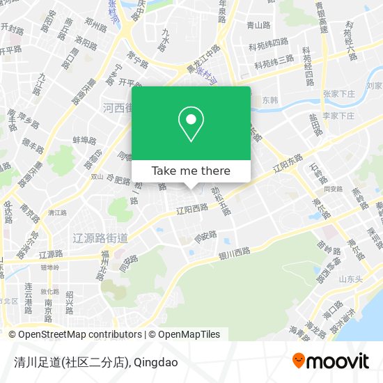 清川足道(社区二分店) map