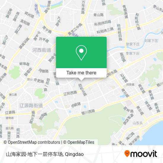 山海家园-地下一层停车场 map