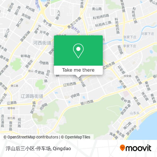 浮山后三小区-停车场 map