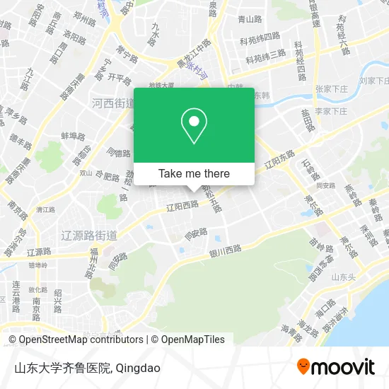 山东大学齐鲁医院 map