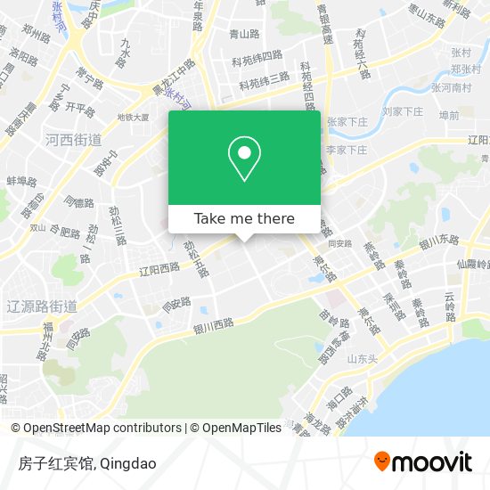 房子红宾馆 map