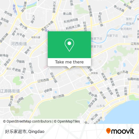好乐家超市 map