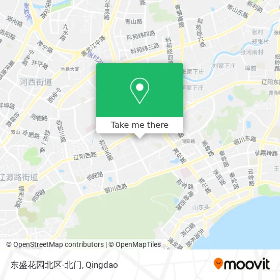 东盛花园北区-北门 map