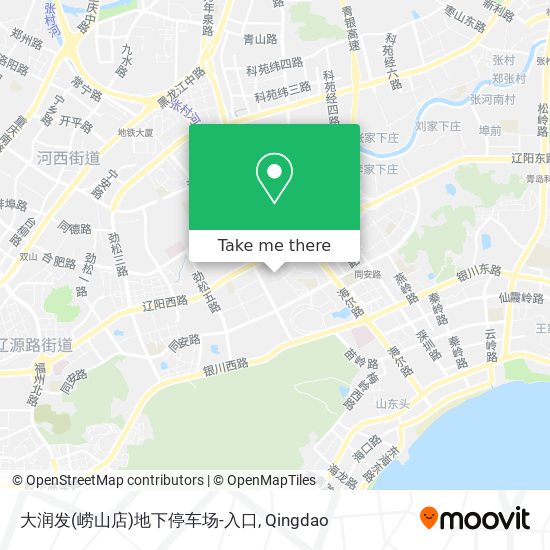 大润发(崂山店)地下停车场-入口 map