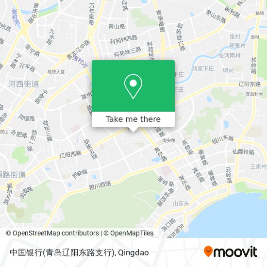 中国银行(青岛辽阳东路支行) map