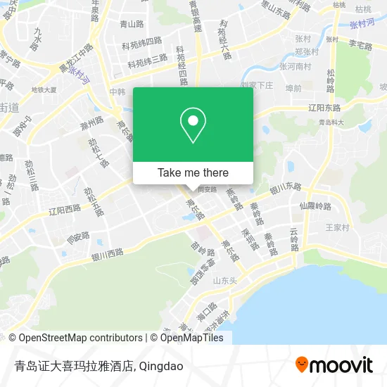 青岛证大喜玛拉雅酒店 map