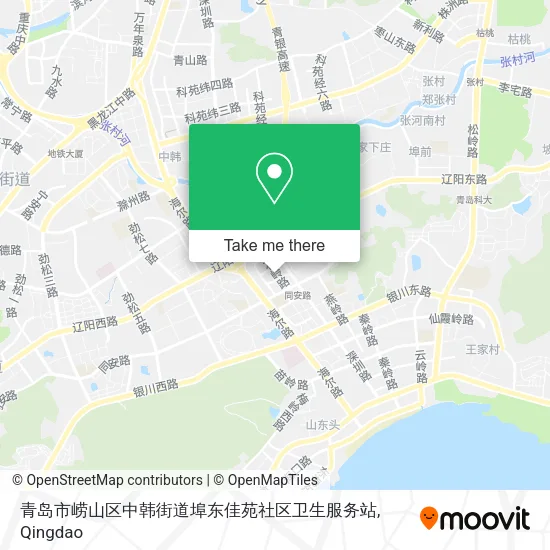 青岛市崂山区中韩街道埠东佳苑社区卫生服务站 map