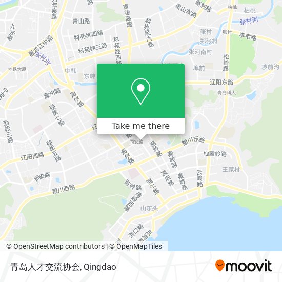 青岛人才交流协会 map