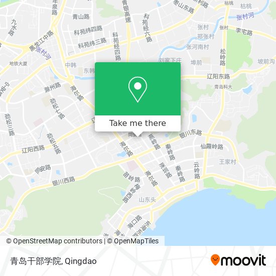 青岛干部学院 map