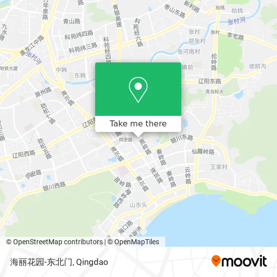 海丽花园-东北门 map