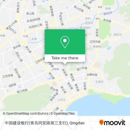 中国建设银行(青岛同安路第三支行) map