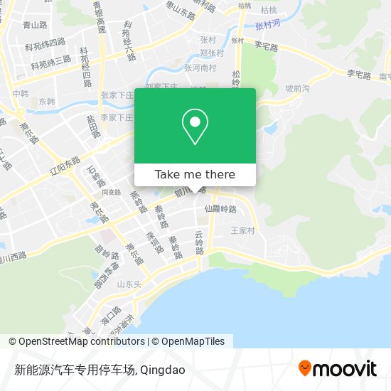 新能源汽车专用停车场 map