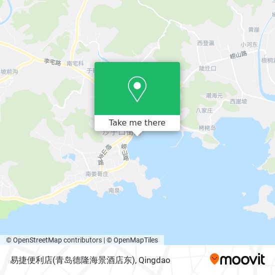 易捷便利店(青岛德隆海景酒店东) map