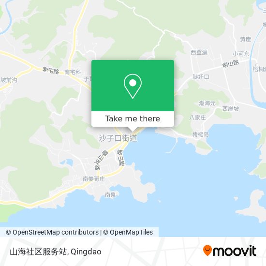 山海社区服务站 map