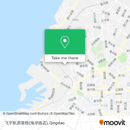 飞宇私房菜馆(海岸路店) map