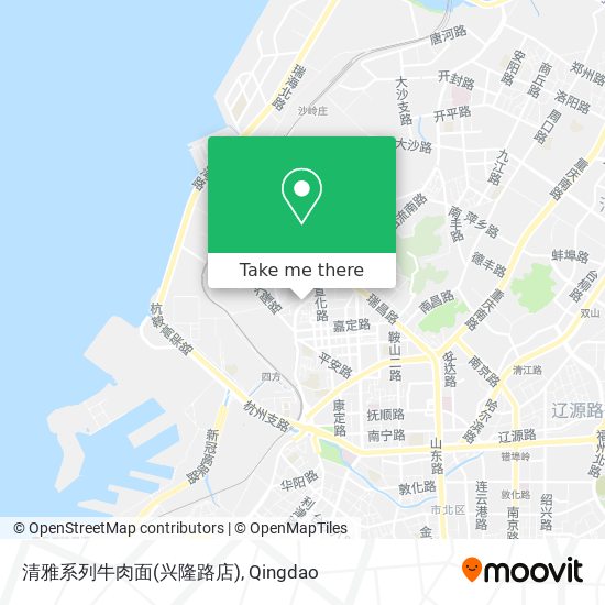 清雅系列牛肉面(兴隆路店) map