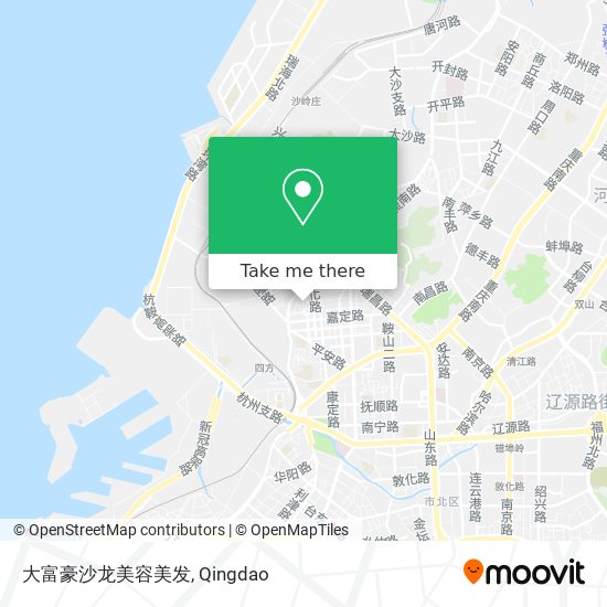 大富豪沙龙美容美发 map