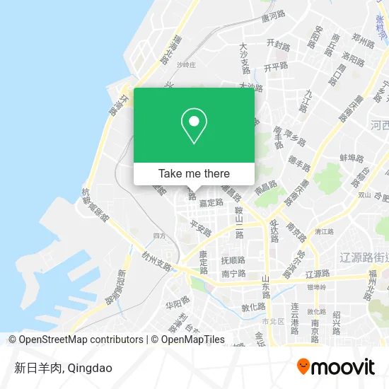 新日羊肉 map