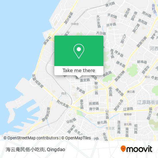 海云庵民俗小吃街 map