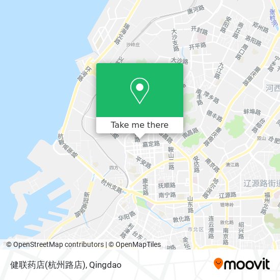 健联药店(杭州路店) map