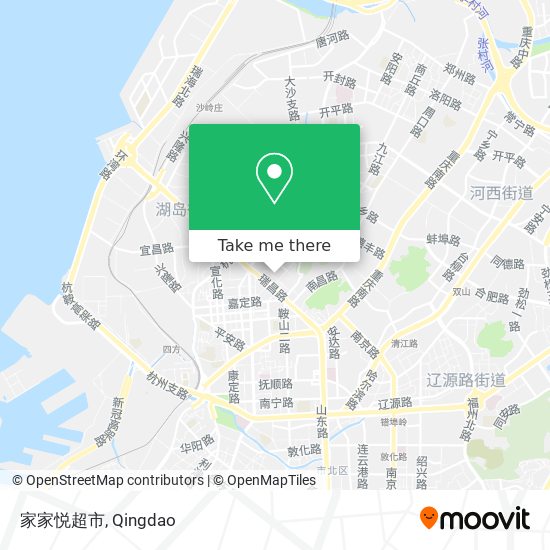 家家悦超市 map