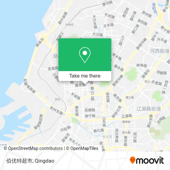 佰优特超市 map