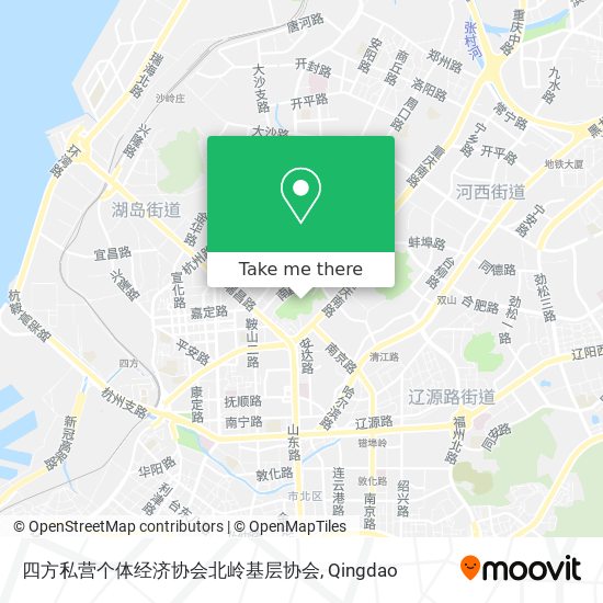 四方私营个体经济协会北岭基层协会 map